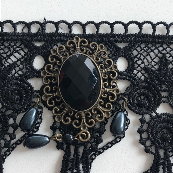 Black Lace Choker - Picture 7 of 7